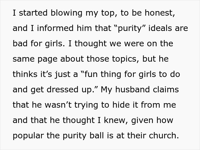 Woman bans Mill from taking 9-year-old daughter to church 'purity ball', called jerk