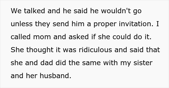 Man Wants A Personal Invitation To Christmas At In-Laws, Gets Himself And His Wife Uninvited And Tries To Put The Blame On Her Man Wants A Personal Invitation To Christmas At In-Laws, Gets Himself And His Wife Uninvited And Tries To Put The Blame On Her