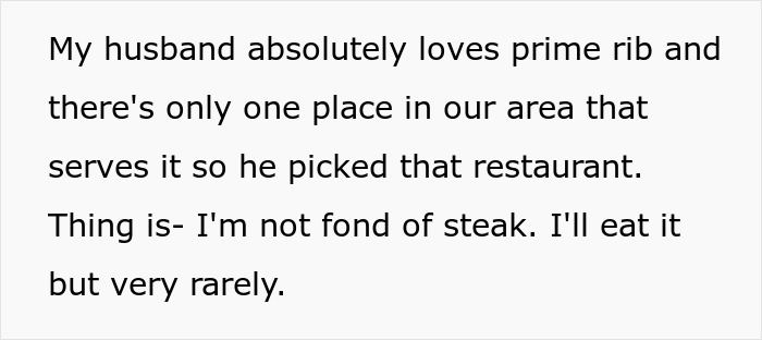 Wife Doesn't Attend Her Husband's Promotion Dinner All Because Of Her Picky Eating, The Internet Gives Her A Wake-Up Call Wife Doesn't Attend Her Husband's Promotion Dinner All Because Of Her Picky Eating, The Internet Gives Her A Wake-Up Call