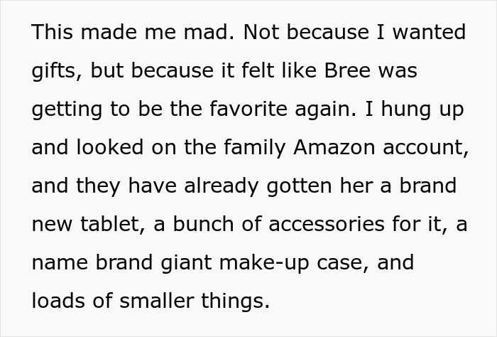 19 Y.O. Discovers Parents Got Gifts For His Sibling Despite Agreeing Not To Get Gifts For Anyone, Says He Won’t Come Home For Christmas 19 Y.O. Discovers Parents Got Gifts For His Sibling Despite Agreeing Not To Get Gifts For Anyone, Says He Won’t Come Home For Christmas