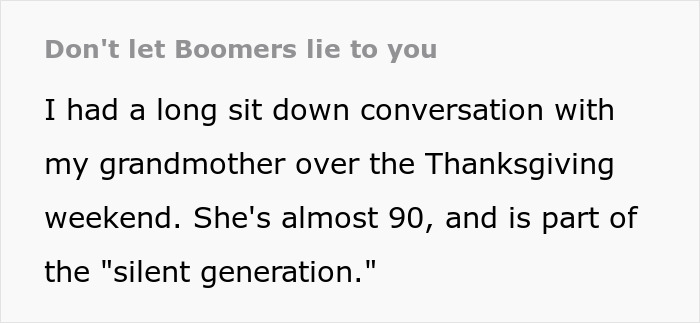 "Don't lie to baby boomers": Guy Uncovers the Truth About the Lives of the 'Silent Generation'