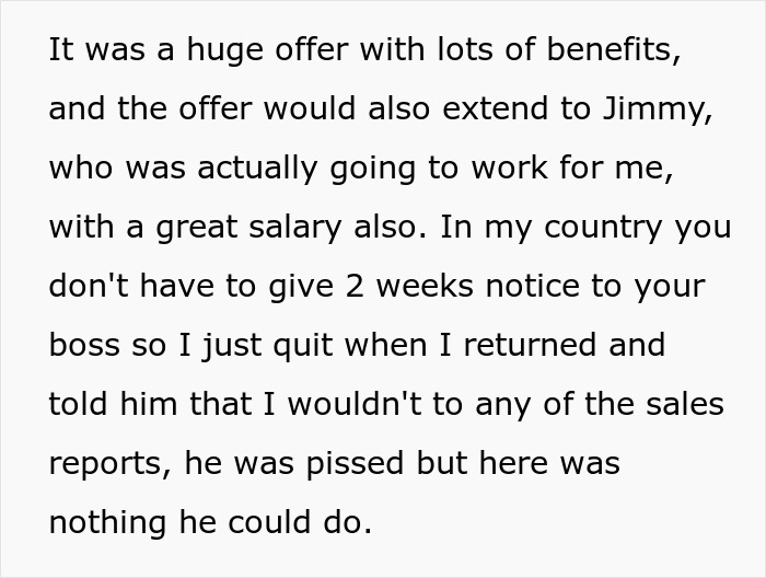Boss Refuses To Approve Time Off For Exemplary Employee Since Too Much Important Work Depends On Them, So They Maliciously Comply Boss Refuses To Approve Time Off For Exemplary Employee Since Too Much Important Work Depends On Them, So They Maliciously Comply