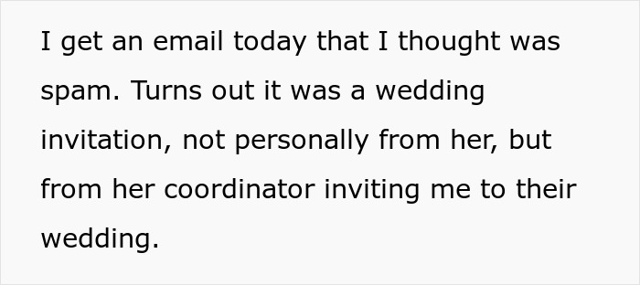 A woman is perplexed after a bride she hasn't spoken to in years invites her to a wedding and asks to pay $550 to attend.