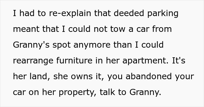 "They Begged Her To Move Her Car": Grandma Gets The Perfect Revenge On Couple After They Steal Her Deeded Parking Spot "They Begged Her To Move Her Car": Grandma Gets The Perfect Revenge On Couple After They Steal Her Deeded Parking Spot