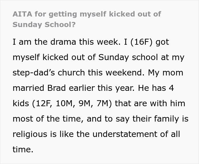 16 Y.O. Who Knows Ancient Greek Challenges Her Sunday School Teacher’s Bible Translation And Gets Kicked Out 16 Y.O. Who Knows Ancient Greek Challenges Her Sunday School Teacher’s Bible Translation And Gets Kicked Out