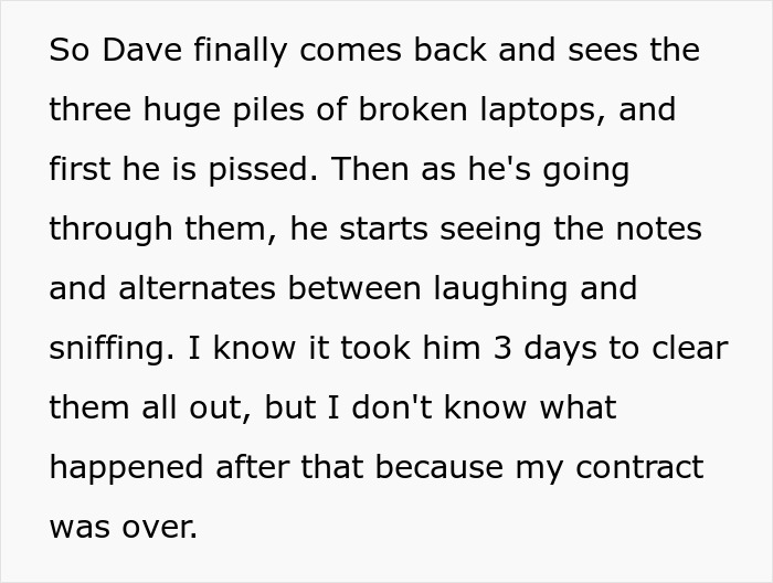 “We Miss Dave”: What Starts As Malicious Compliance Ends Up As A “Shrine” For An Ill Coworker That’s On Sick Leave “We Miss Dave”: What Starts As Malicious Compliance Ends Up As A “Shrine” For An Ill Coworker That’s On Sick Leave