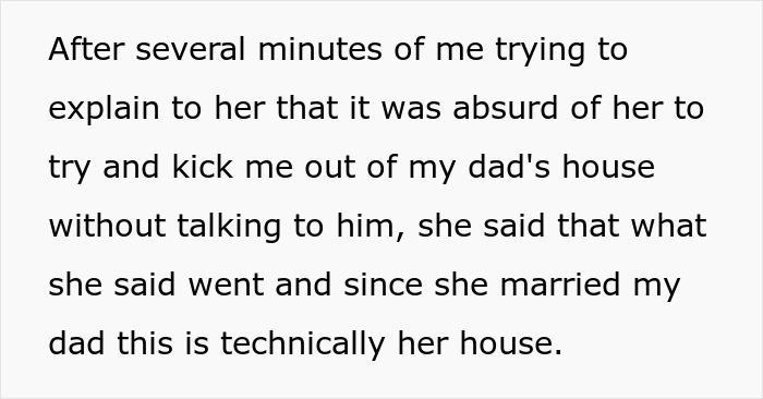 “She Was Shocked”: Woman’s Stepmom Tries To Kick Her Out, Not Knowing The Stepdaughter Actually Owns The House