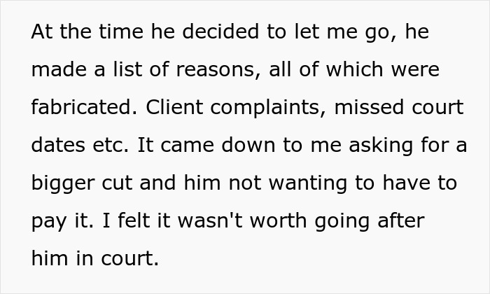 Recently Fired Employee Gets Pro Revenge On Law Firm Owner After Finding Out He Screwed Over His Whole Team