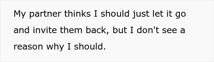 "AITA For Not Inviting Them To My Christmas Party After They Didn’t Invite Me To Their Wedding?" "AITA For Not Inviting Them To My Christmas Party After They Didn’t Invite Me To Their Wedding?"