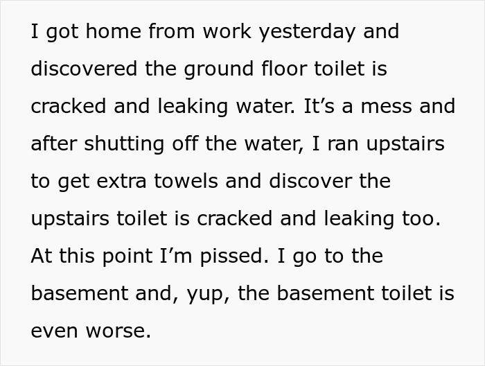 "You’re Throwing Us Out?": Woman Throws Out Her Husband's Brother And His Two Kids From Her Home After They Broke All The Toilets "You’re Throwing Us Out?": Woman Throws Out Her Husband's Brother And His Two Kids From Her Home After They Broke All The Toilets