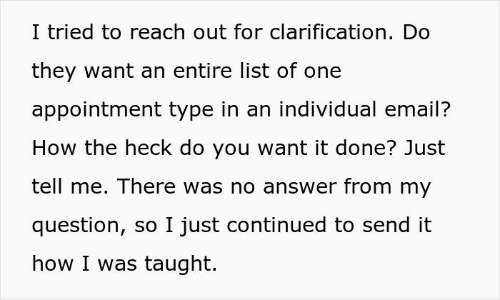 "Oh, You Want Individual Emails? You Got It": Woman Teaches A Passive-Aggressive Coworker A Lesson On Email Etiquette "Oh, You Want Individual Emails? You Got It": Woman Teaches A Passive-Aggressive Coworker A Lesson On Email Etiquette
