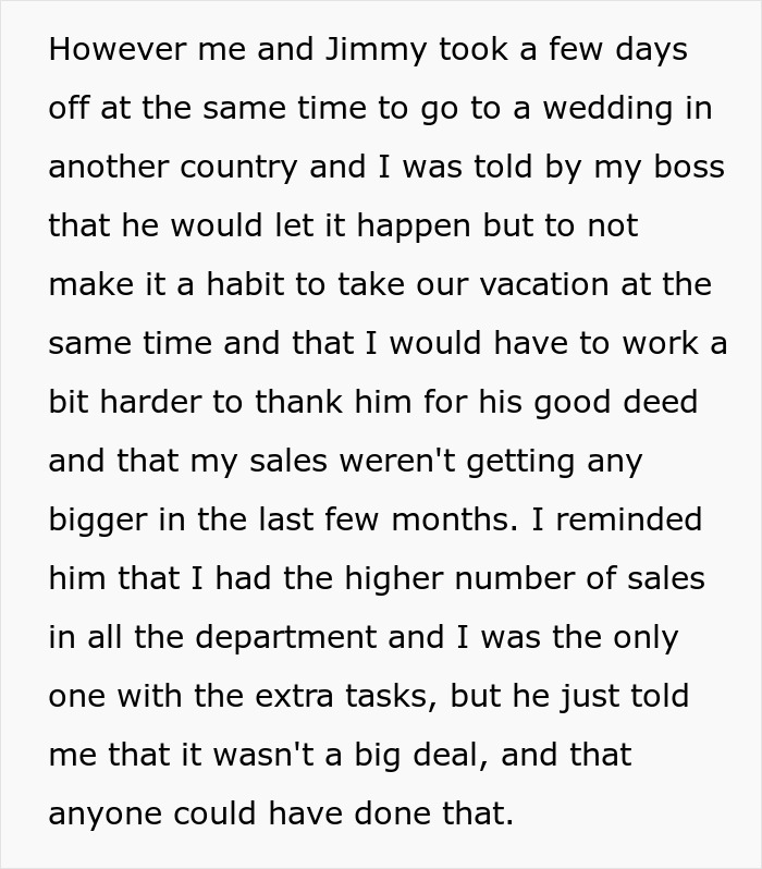 Boss Refuses To Approve Time Off For Exemplary Employee Since Too Much Important Work Depends On Them, So They Maliciously Comply Boss Refuses To Approve Time Off For Exemplary Employee Since Too Much Important Work Depends On Them, So They Maliciously Comply