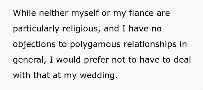 Bride Bans Polyamorous Parents' Throuple Partner From Her Wedding And Asks Folks Online If She's The Bad Guy