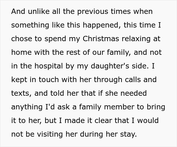 Mom Leaves Teen Daughter Alone In The Hospital On Christmas, Hoping It Will Teach Her A Lesson, Wonders If She Went Too Far Mom Leaves Teen Daughter Alone In The Hospital On Christmas, Hoping It Will Teach Her A Lesson, Wonders If She Went Too Far