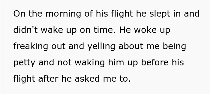 "Why Would I Wake Up Early Just To Wake Him Up?": Woman Is Not Invited To Husband's Family Christmas, Doesn't Wake Him Up For His Flight