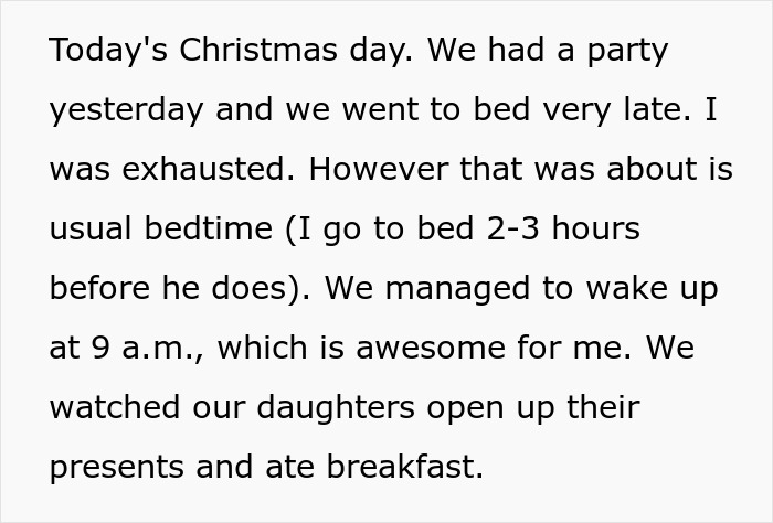 People Online Call This Woman The Jerk For Critiquing Her Husband Who Decided To Take A Nap On Christmas Day People Online Call This Woman The Jerk For Critiquing Her Husband Who Decided To Take A Nap On Christmas Day