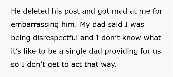 A man posts about the 'costs' of being a single parent, in return his son publicly admits he's been out of touch