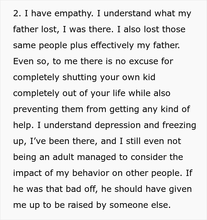 Father Forgot About His Daughter's Existence After Her Half-Brother Got Cancer, More Than A Decade Later Tries To Reconnect With Her, But She Shuts Him Down Father Forgot About His Daughter's Existence After Her Half-Brother Got Cancer, More Than A Decade Later Tries To Reconnect With Her, But She Shuts Him Down
