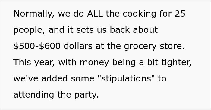 Money’s Tight, So This Guy Skips Throwing $600 On Cooking For 27 People And Potlucks It, Some Guests Get Offended Money’s Tight, So This Guy Skips Throwing $600 On Cooking For 27 People And Potlucks It, Some Guests Get Offended