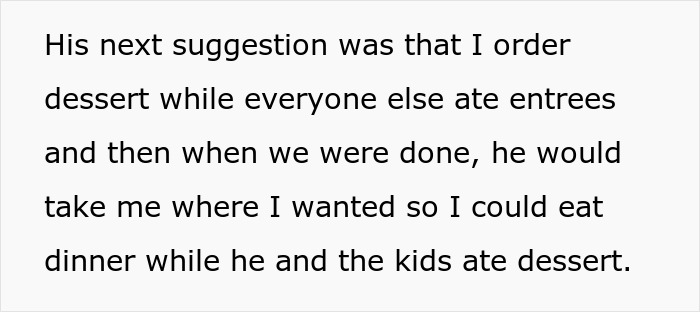 Wife Doesn't Attend Her Husband's Promotion Dinner All Because Of Her Picky Eating, The Internet Gives Her A Wake-Up Call Wife Doesn't Attend Her Husband's Promotion Dinner All Because Of Her Picky Eating, The Internet Gives Her A Wake-Up Call