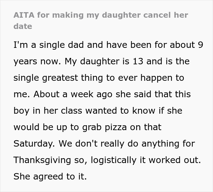 Dad Catches 13 Y.O. Daughter Lying After She Fails To Introduce Her Date, Tells Her To Text Him And Call It Off Dad Catches 13 Y.O. Daughter Lying After She Fails To Introduce Her Date, Tells Her To Text Him And Call It Off