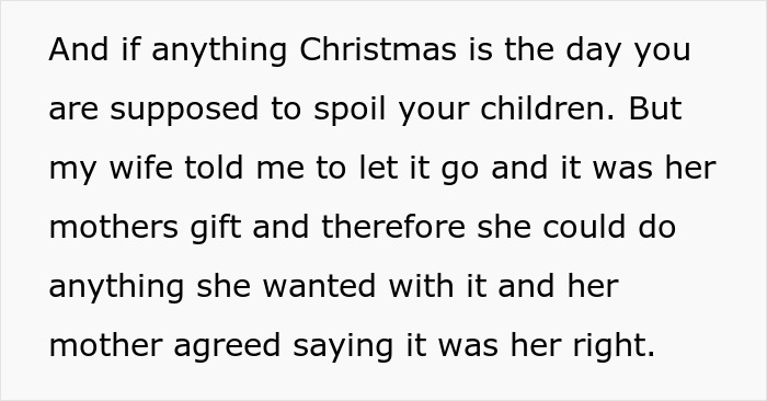 Man Gets Revenge On His MIL By Giving Her $40 Gift Instead Of A $600 One After She Refused To Give Her Gift To His Daughter