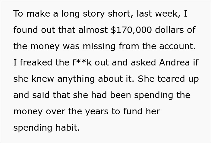 Husband Is In Shock After He Sees $170K Missing From His Daughter’s College Fund, Finds Out His Wife Spent It