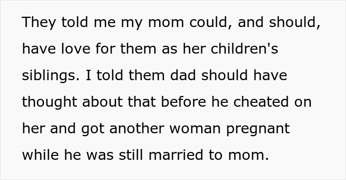 16 YO I don't care Half-sisters who were alienated from the family because of their father's cheating