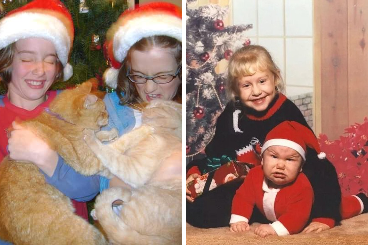 50 Hilarious Family Christmas Photos Shared By People Who Still Cringe At  Them Today | Bored Panda