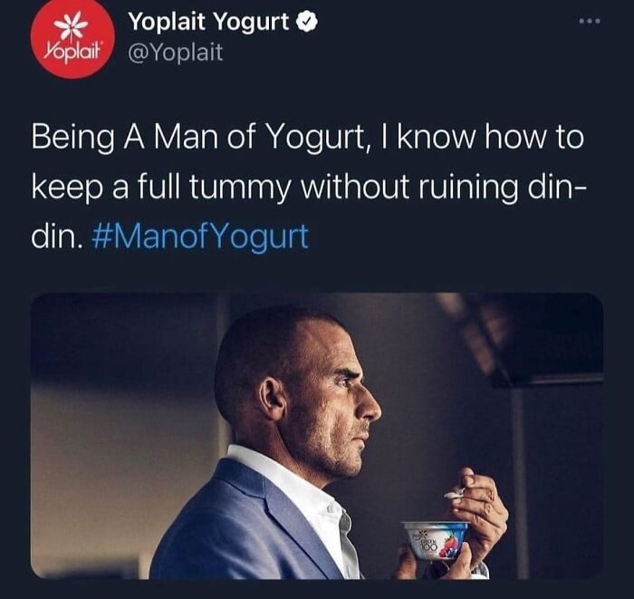 Whoah When Did They Start Making Yogurt For Men?
