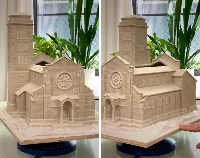 A Ceramic Church I’ve Been Working On For The Last 4 Months