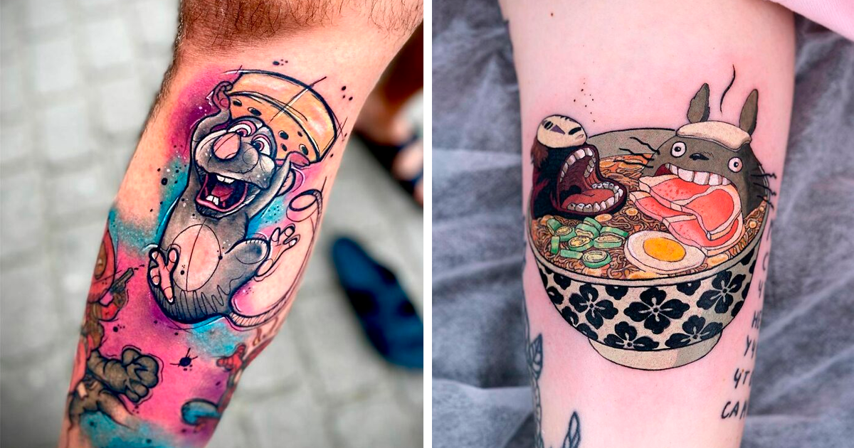 130 Cartoon Tattoo Ideas Inspired By All-Time Favorite Animated Shows