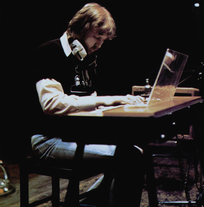 Picture of Harry Nilsson sitting and making music