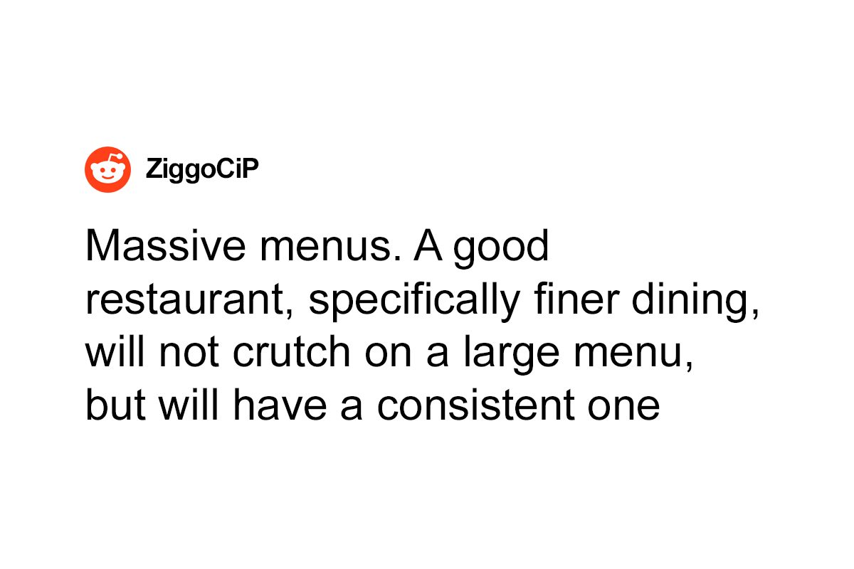 30 Restaurant Red Flags That Chefs Say You Shouldn’t Ignore Bored Panda
