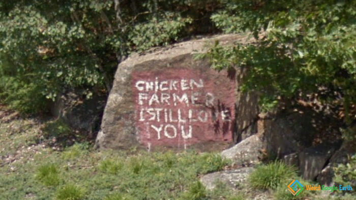 "Confessions To The Chicken Farmer". Location: Newbury, New Hampshire, USA
