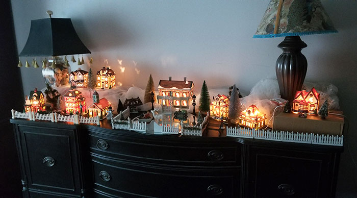 My Mom Passed Away Suddenly On December 4th. She Gave Me Our Christmas Village In July. We Haven't Set It Up In Almost 25 Years. I Wish She Could See It One More Time