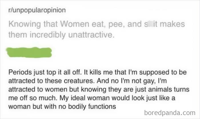 Bodily Functions Are Unattractive