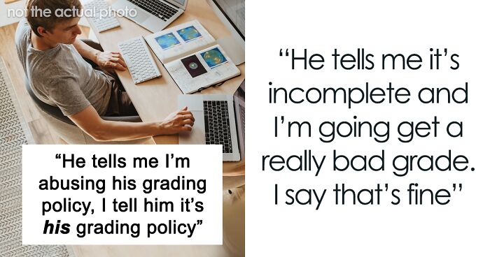 Professor Regrets His Grading System Policy After Student Maliciously Complies And Only Sends Him The Title Page For Their Assignment