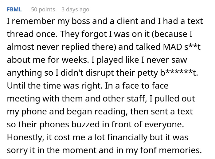 Woman Sees Supervisor Write Mean Things About Her Presentation On A Call, Calls Them Out Woman Sees Supervisor Write Mean Things About Her Presentation On A Call, Calls Them Out