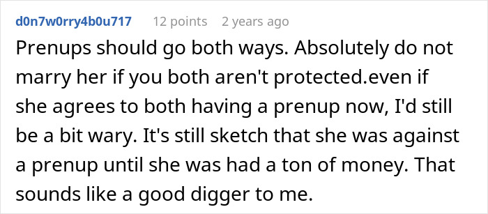 Man Turns To The Internet For Advice After Hypocritical Fiancée Turned Down His Prenup But Demanded He Sign Hers Man Turns To The Internet For Advice After Hypocritical Fiancée Turned Down His Prenup But Demanded He Sign Hers