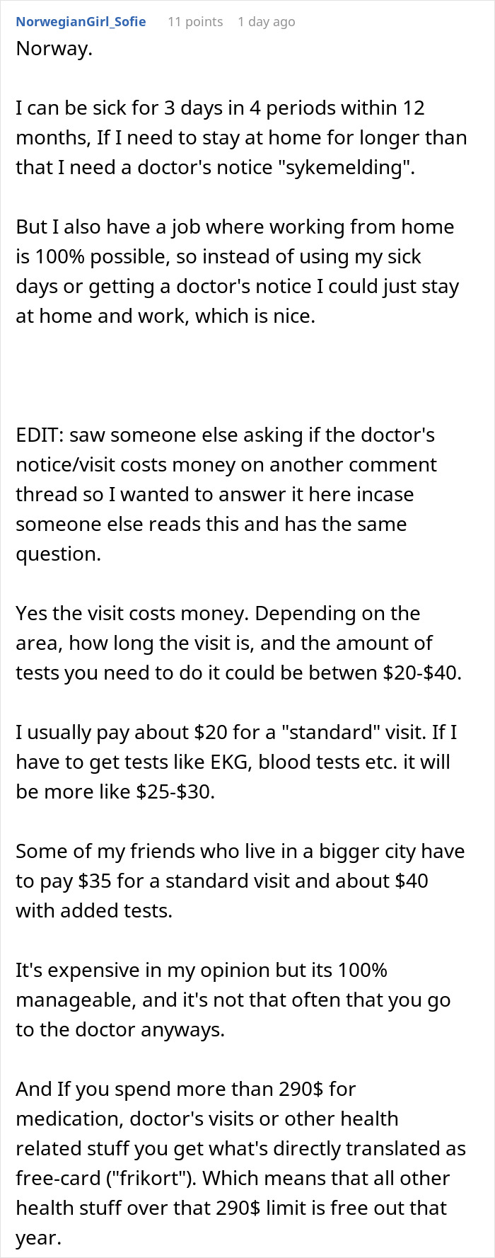 American Woman Discovers That The Netherlands Doesn’t Have The Concept Of “Sick Days” And Creates A Discussion Online American Woman Discovers That The Netherlands Doesn’t Have The Concept Of “Sick Days” And Creates A Discussion Online
