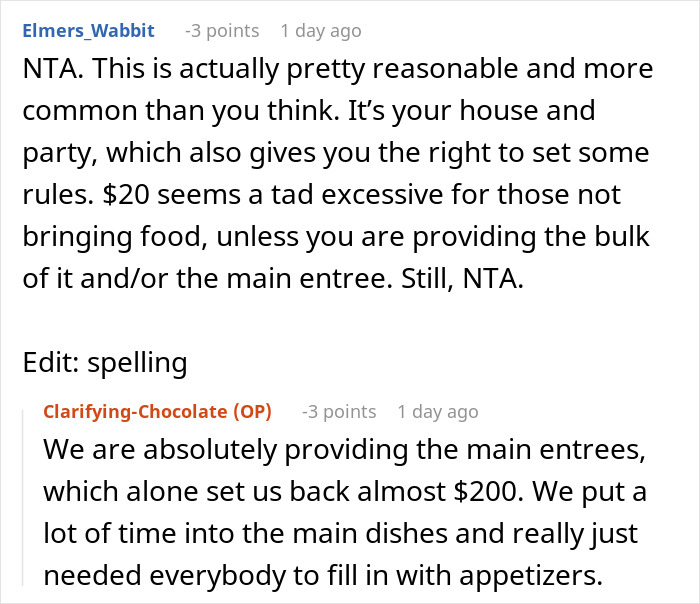 Money’s Tight, So This Guy Skips Throwing $600 On Cooking For 27 People And Potlucks It, Some Guests Get Offended Money’s Tight, So This Guy Skips Throwing $600 On Cooking For 27 People And Potlucks It, Some Guests Get Offended