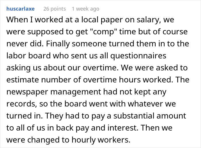 Boss Refuses To Pay This Journalist Overtime, Regrets It When They Start Working Only Paid Hours Boss Refuses To Pay This Journalist Overtime, Regrets It When They Start Working Only Paid Hours