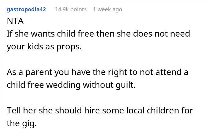 “Am I A Jerk For Not Going To My Sister’s ‘Childfree Wedding'?” “Am I A Jerk For Not Going To My Sister’s ‘Childfree Wedding'?”