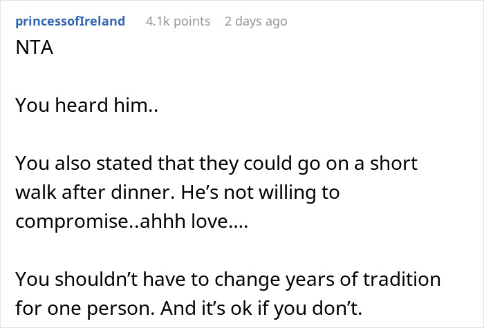 Mom Refuses To Cancel Family Christmas Hike For Son’s “Out Of Shape” Girlfriend Mom Refuses To Cancel Family Christmas Hike For Son’s “Out Of Shape” Girlfriend