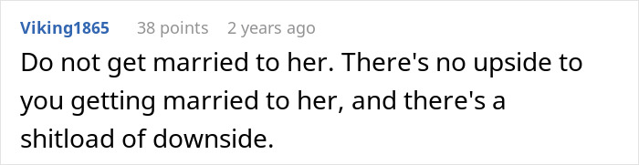 Man Turns To The Internet For Advice After Hypocritical Fiancée Turned Down His Prenup But Demanded He Sign Hers Man Turns To The Internet For Advice After Hypocritical Fiancée Turned Down His Prenup But Demanded He Sign Hers
