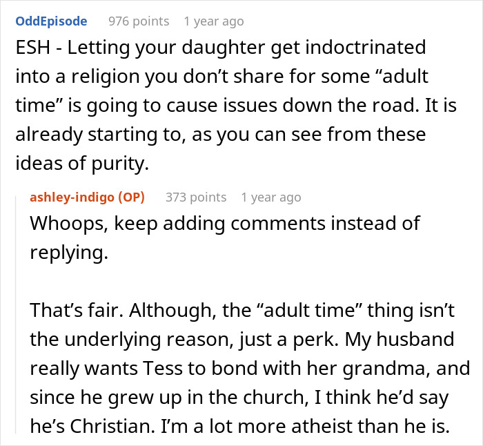 Woman Prohibits MIL From Taking Her 9 Y.O. Daughter To Church “Purity Ball,” Gets Called A Jerk Woman Prohibits MIL From Taking Her 9 Y.O. Daughter To Church “Purity Ball,” Gets Called A Jerk