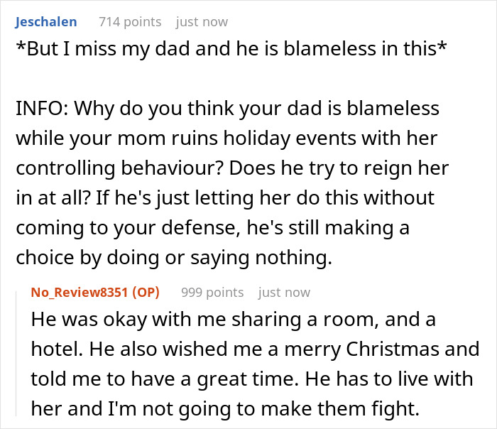 “Am I A Jerk For Skipping Christmas With My Parents Since They Won’t Treat Me Like An Adult?” “Am I A Jerk For Skipping Christmas With My Parents Since They Won’t Treat Me Like An Adult?”