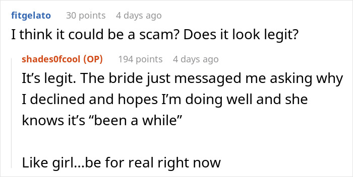 “Bride Invites Me To Wedding And Expects Me To Pay For Venue”: Woman Shares How She Got A Wedding Invitation That Came With A $550 Fee “Bride Invites Me To Wedding And Expects Me To Pay For Venue”: Woman Shares How She Got A Wedding Invitation That Came With A $550 Fee