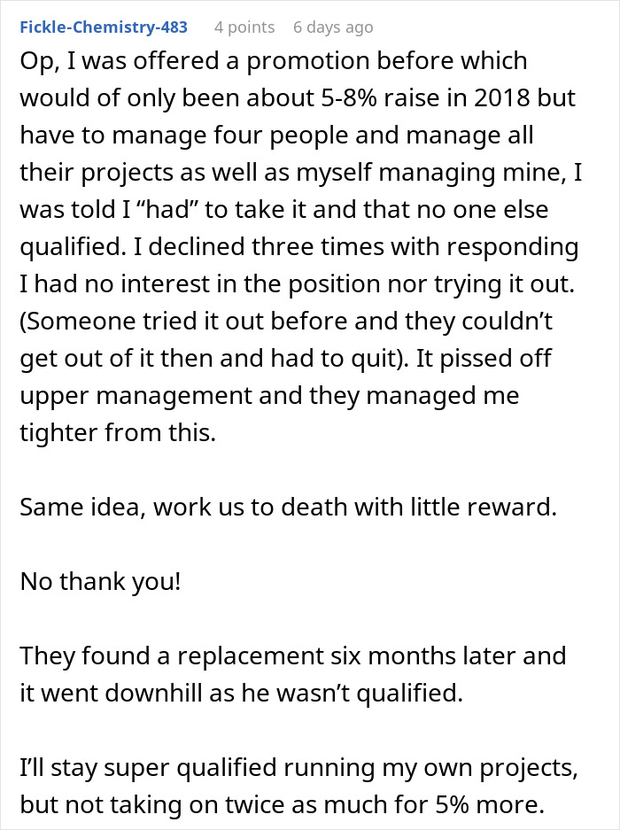 High-Performing Employee Gets Offered A "Lateral Promotion", Learns It Comes With Just A $1 Raise